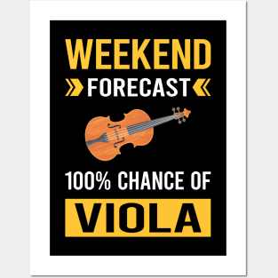 Weekend Forecast Viola Violist Posters and Art